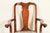 Wood Henkel Harris Queen Anne Solid Cherry Wood Dining Chairs, Set of Ten For Sale - Image 7 of 14