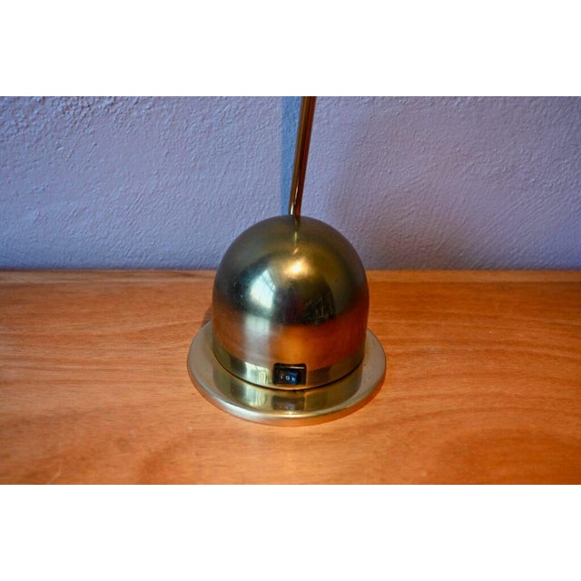 Regency Dutch Scandinavian Golden Desk Lamp from Vrieland Design, 1980s For Sale - Image 17 of 18