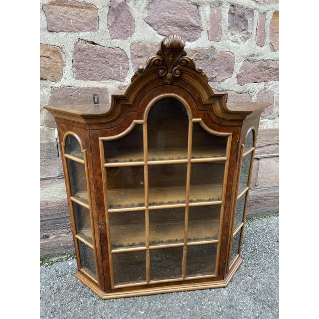 Hanging Window in Walnut, 1940s For Sale - Image 9 of 9