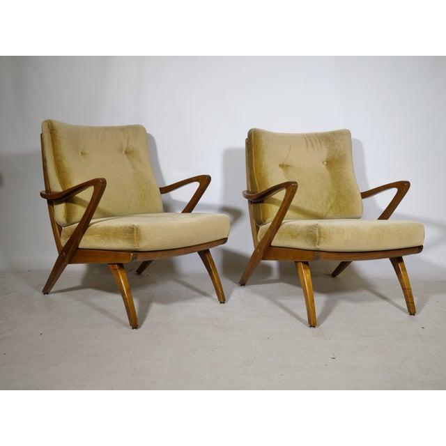 Mid-Century Modern Mid-Century Modern Lounge Chairs by Guglielmo Ulrich, 1950s, Set of 2 For Sale - Image 3 of 10