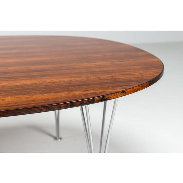 Superellipse Coffee Table by Piet Hein & Bruno Mathsson for Fritz Hansen, Denmark, 1968 For Sale - Image 11 of 15