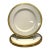 Vintage Lenox Lowell P-67 Gold Stamp Gold Encrusted Dinner Plates-Set of 4 Usa For Sale