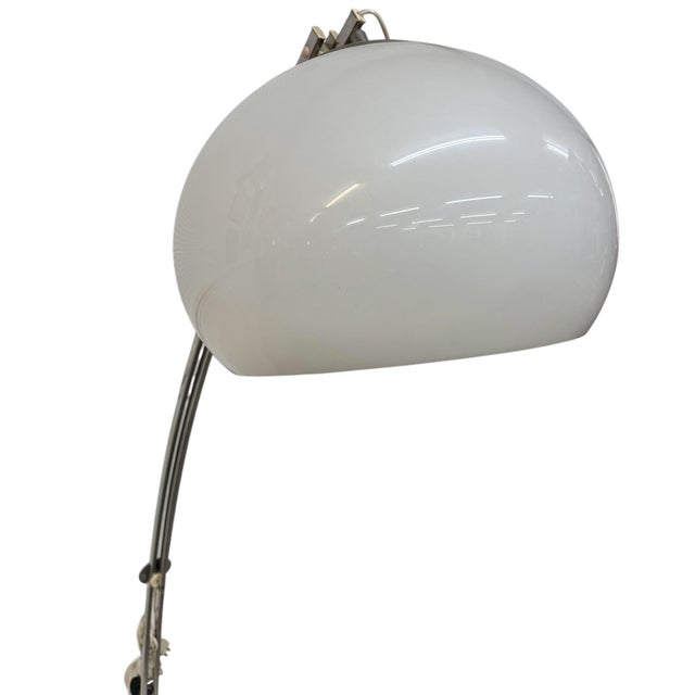Mid-Century Modern Mid-Century Italian Modern Goffredo Reggiani Chrome Floor Lamp For Sale - Image 3 of 10
