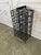 Late 19th Century Vintage Black Iron 10-Bottle Wine Rack With Geometric Design For Sale - Image 5 of 9