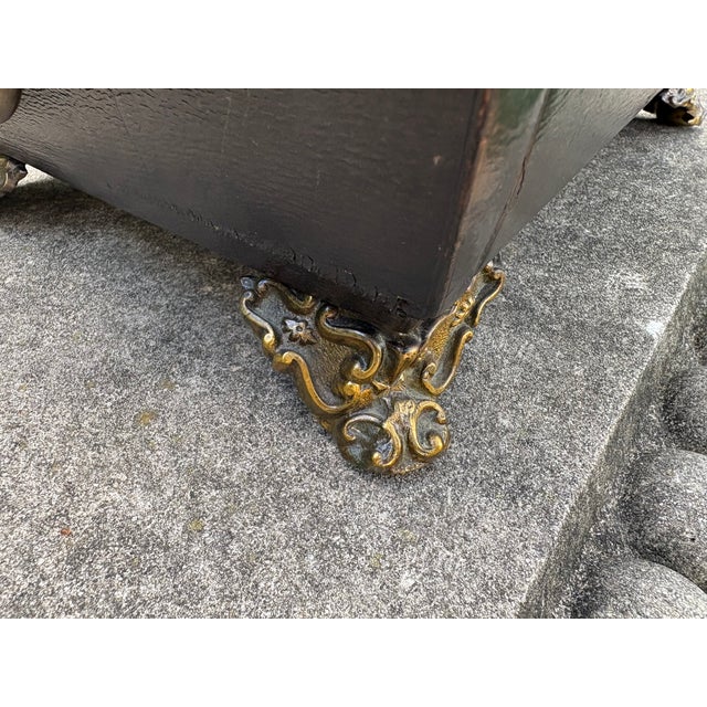 19th Century English Regency Leather Box For Sale - Image 10 of 13