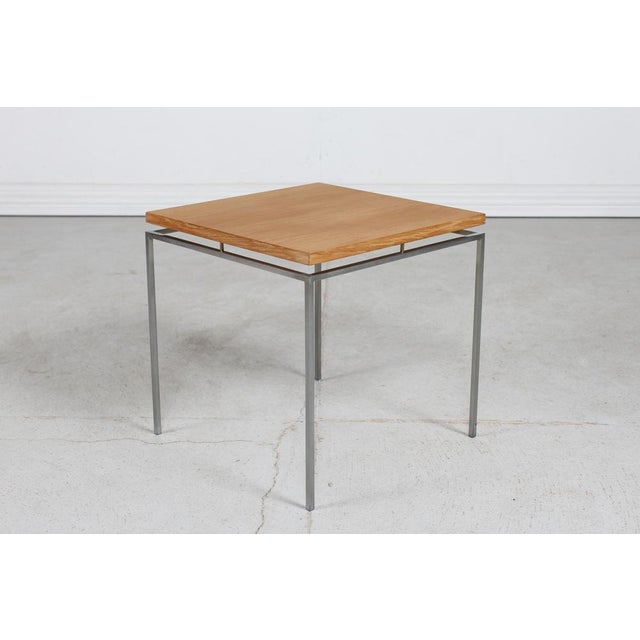 Vintage Side Table in Oak by Knud Joos for Jason Møbler, 1960s For Sale - Image 6 of 6