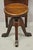 Antique Hamilton MFG High Back Adjustable Mahogany Architect Chair Piano Stool For Sale - Image 12 of 12