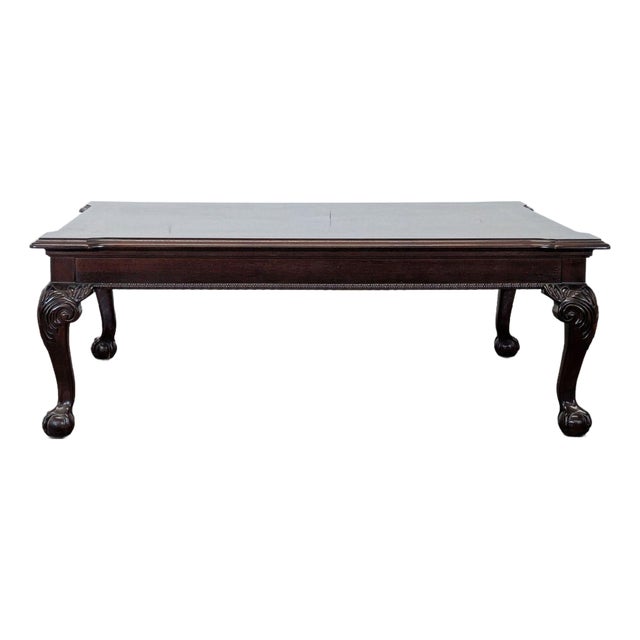 Vintage Thomasville Mahogany Coffee Table For Sale