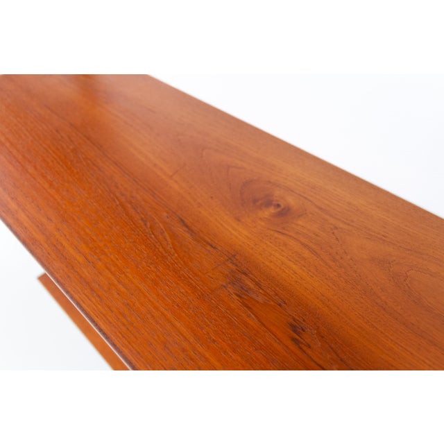 Vintage Danish Wall Mounted Teak Shelving System, 1960s For Sale - Image 9 of 17