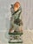 Vintage Famille Verte Chinoiserie Porcelain Foo Dog Guardian Lion With Ball For Sale - Image 4 of 12