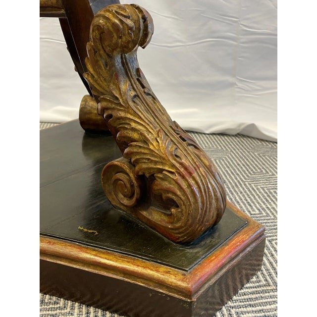 Georgian Gilt Wood Planter, Jardinière, Ebony and Gilt Design For Sale - Image 11 of 13