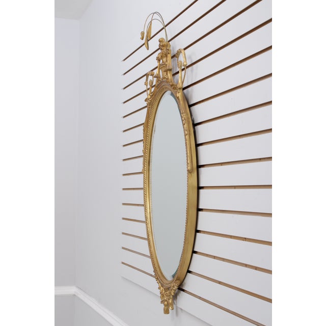 Age: Approx: 20 Years Old Details: Beveled Glass Mirror Haigh Quality Construction Adam Style English Style Offered @...