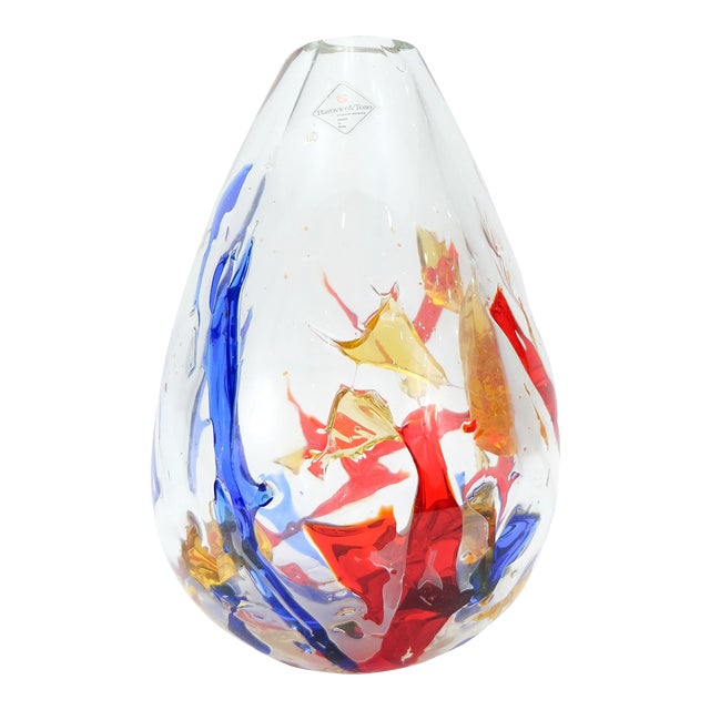 Barovier Toso Multi Color Murano Glass Vase Chairish