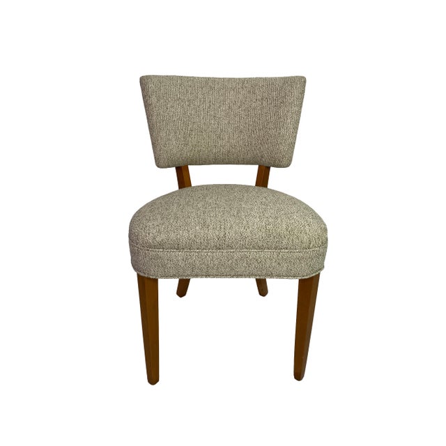 Large Circa 1950s Mid-Century Modern Dining Chair Set — 12 Restored Chairs Including 2 Captain’s Chairs For Sale - Image 9 of 17