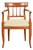 Kindel Furniture Regency Solid Cherry Wood Klismos Armchair For Sale