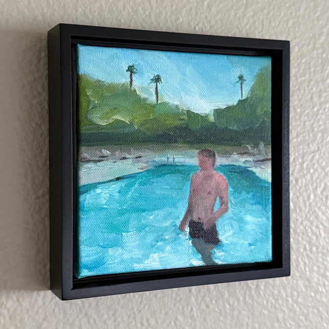 Pool No.32 - Oil on Canvas, Framed by Kory Alexander For Sale - Image 4 of 5