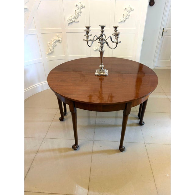 Late 18th Century Antique Georgian Figured Mahogany Metamorphic Dining Table, 1780s For Sale - Image 5 of 18