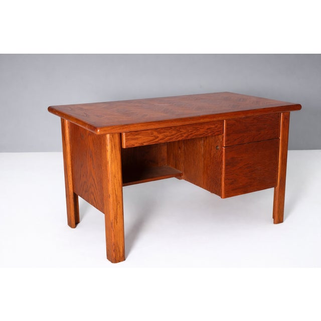 Desk with Task Chair, United States, 1970s, Set of 2 For Sale - Image 11 of 11