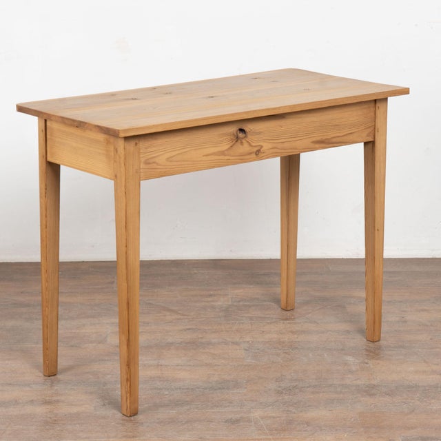 19th Century Swedish Pine Side Table With Drawer For Sale - Image 11 of 11