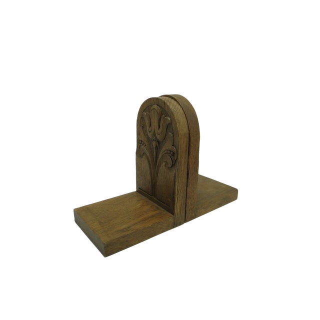 Art Nouveau Wooden Bookends, Sweden, 1900s, Set of 2, in Very Good conditions. Designed 1890 to 1919