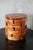 Mid-Century Modern Late 20th Century Stacked Teak Wood Block Round Pedestal Stool Bench For Sale - Image 3 of 9