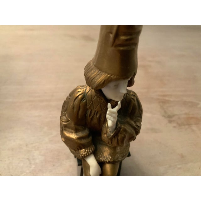 Antique Miniature Sculpture Figurine, Circa 1900 Signed Victor For Sale - Image 10 of 12