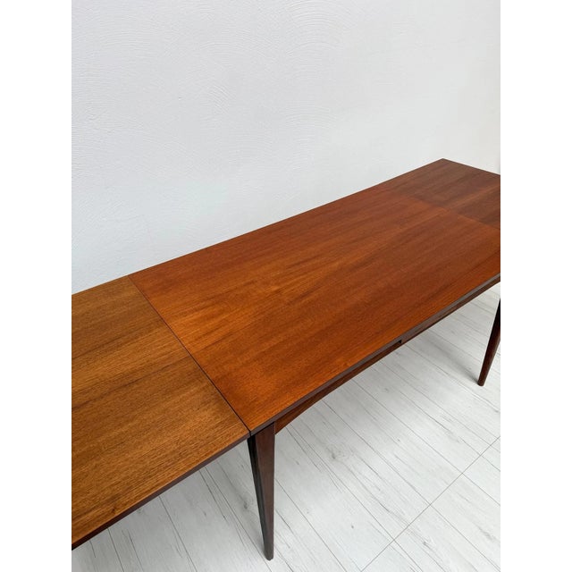 Wood Vintage Scandinavian Extendable Teak Dining Table, 1960s For Sale - Image 7 of 9