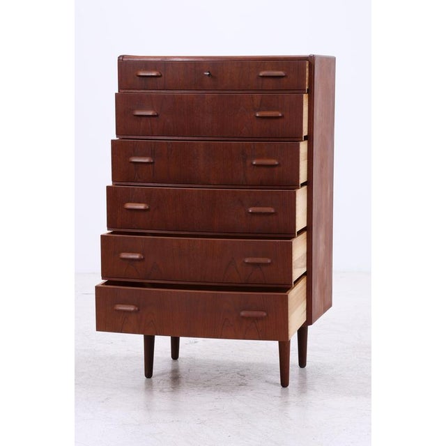 Mid-Century Teak Chest of 6 Drawers For Sale - Image 5 of 13