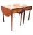 Brandt Certified Genuine Mahogany Pembroke Drop-Leaf Tables, a Pair, Circa 1940s For Sale - Image 12 of 12