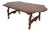 Continental Style Distressed Finish Dining Room Table For Sale