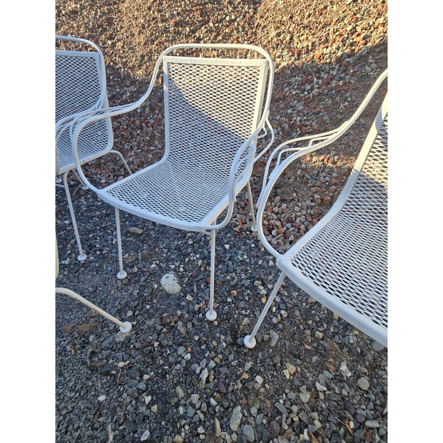 Vintage Woodard Sculptura Style Outdoor Patio Seating For Sale - Image 12 of 12