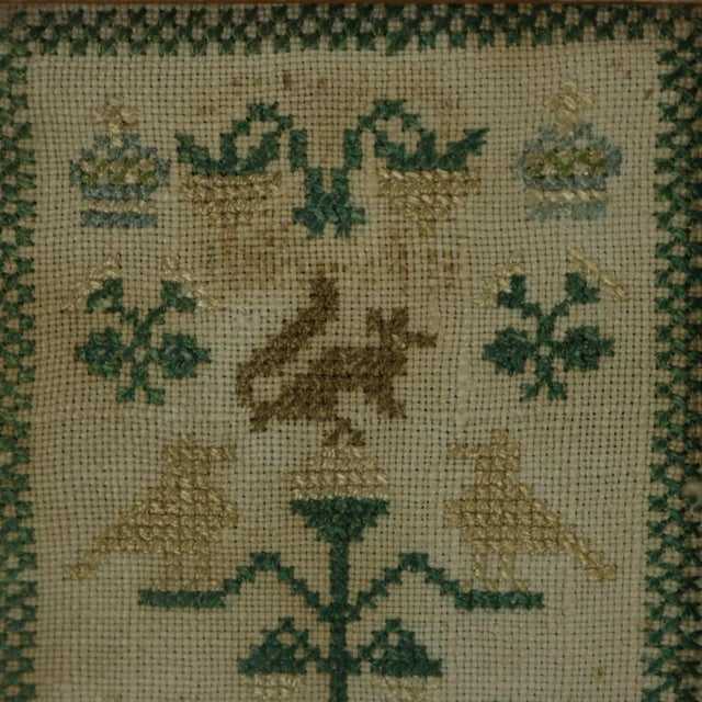 Traditional Georgian Miniature Sampler, Circa 1830 For Sale - Image 3 of 7
