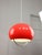 Plastic Italian Space Age Red Jolly Pendant Lamp from Guzzini For Sale - Image 7 of 18