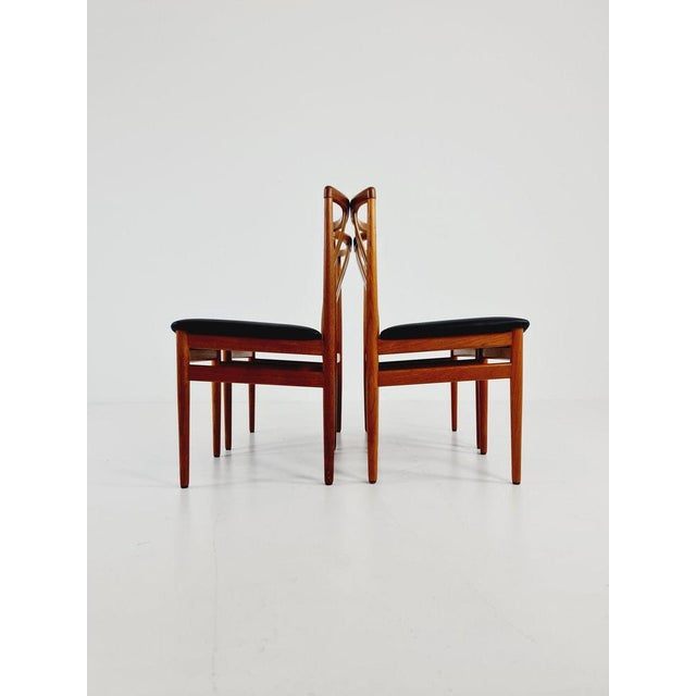 Mid-Century Danish Teak Dining Chairs by Henning Sørensen, 1960s, Set of 4 For Sale - Image 6 of 11