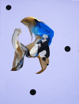 2019 "Subconscious Evolution Ecosystem Theorem" Contemporary Abstract Mixed-Media Painting