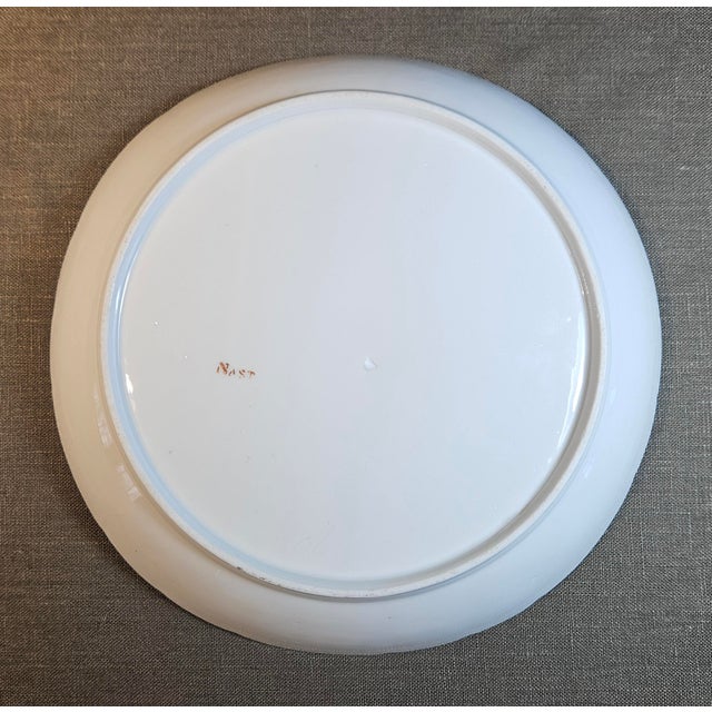 Early 19th Century Early 19th Century Old Paris Porcelain Bowl, Marked "Nast" For Sale - Image 5 of 11