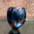 Mid-Century Modern 1970s Psychedelic Art Pottery Crystalline Vase Louis Reding For Sale - Image 3 of 12