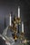 Hollywood Regency Hollywood Regency Gilt Tole Metal Triple-Arm Floral Wall Candle Sconce, 1970s For Sale - Image 3 of 18