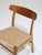 Wood Vintage Dining Chairs in Oak by Hans J. Wegner for Carl Hansen & Søn, 1950s, Set of 4 For Sale - Image 7 of 18