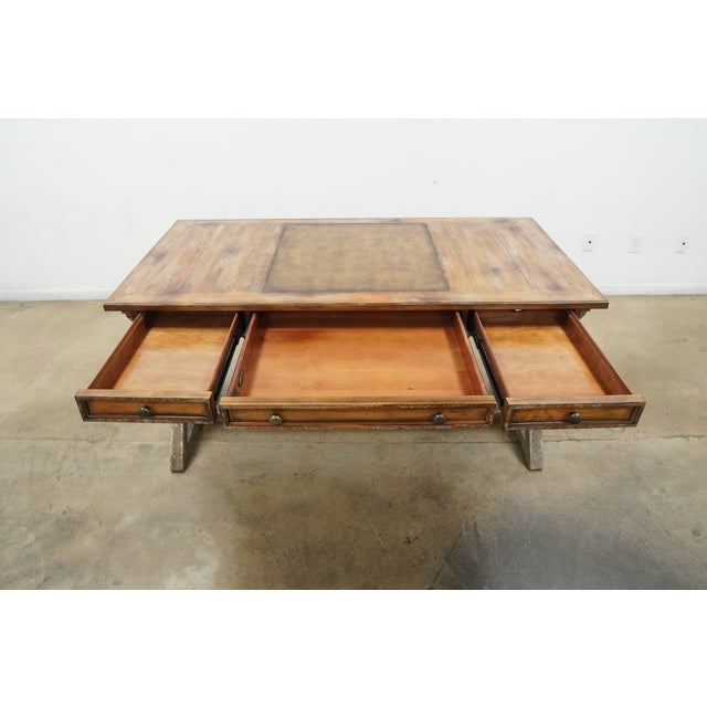 Hooker Furniture Melange Bennett X-Base Writing Desk For Sale - Image 9 of 17