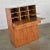 Vintage Scandinavian Modern Teak Desk in a Box Style Secretary With Drop Front For Sale - Image 4 of 18