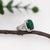5.6Ct Emerald Ring With Earth Mined Diamond Accents: Solid 14k Gold, 12x9mm, Size 6.75 For Sale In Columbus - Image 6 of 9