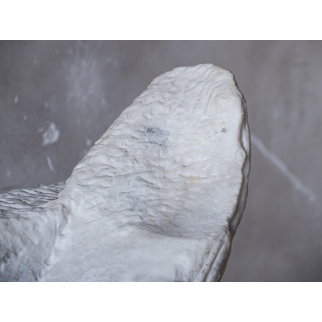 Italian Artist, Statue of a Putto, 1600, Carrara Marble For Sale - Image 10 of 16