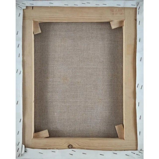 Enric Torres Prat, Portrait, 1990, Oil on Canvas For Sale - Image 6 of 7