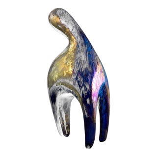 Gazelle Blue and Purple of the Neo Habitat Sculptural Object by Caspi Ceramics Nl For Sale