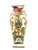 Green Vintage Hand-Painted Asian-Inspired Ceramic Vase With Relief Motifs and Marked Base For Sale - Image 8 of 17