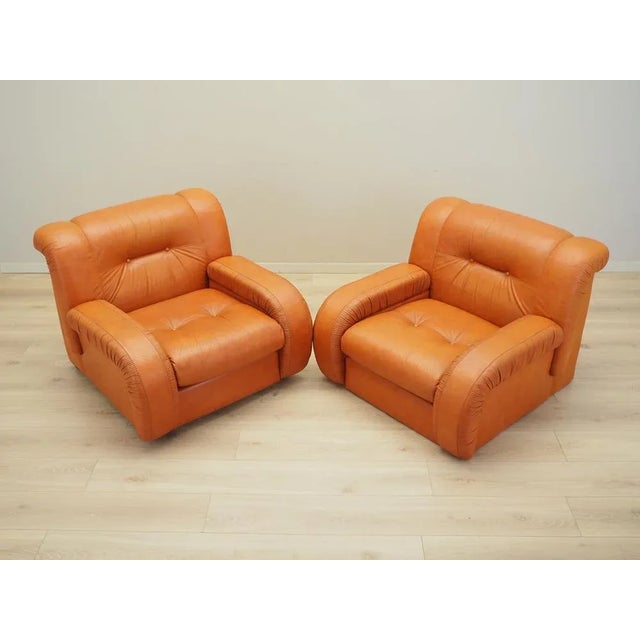 Danish Red Armchair, Denmark, 1970s For Sale - Image 18 of 18