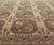 Vintage Turkomen Ersari Rug With Gul Design in Brown, Gray, Tan & Sand Colors 8'2 X 9'6 For Sale - Image 4 of 12