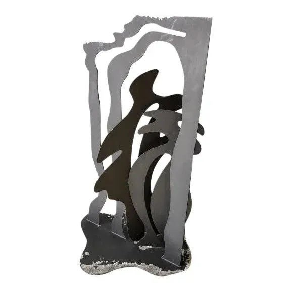 2000 - 2009 2002 "Longest Stream" Contemporary Abstract Steel Sculpture by Mary Gillis For Sale - Image 5 of 5