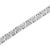 Contemporary .925 Sterling Silver 1.0 cttw Miracle-Set Diamond Tennis Bracelet (I-J Color, I3 Clarity) - 7.25" For Sale - Image 3 of 6